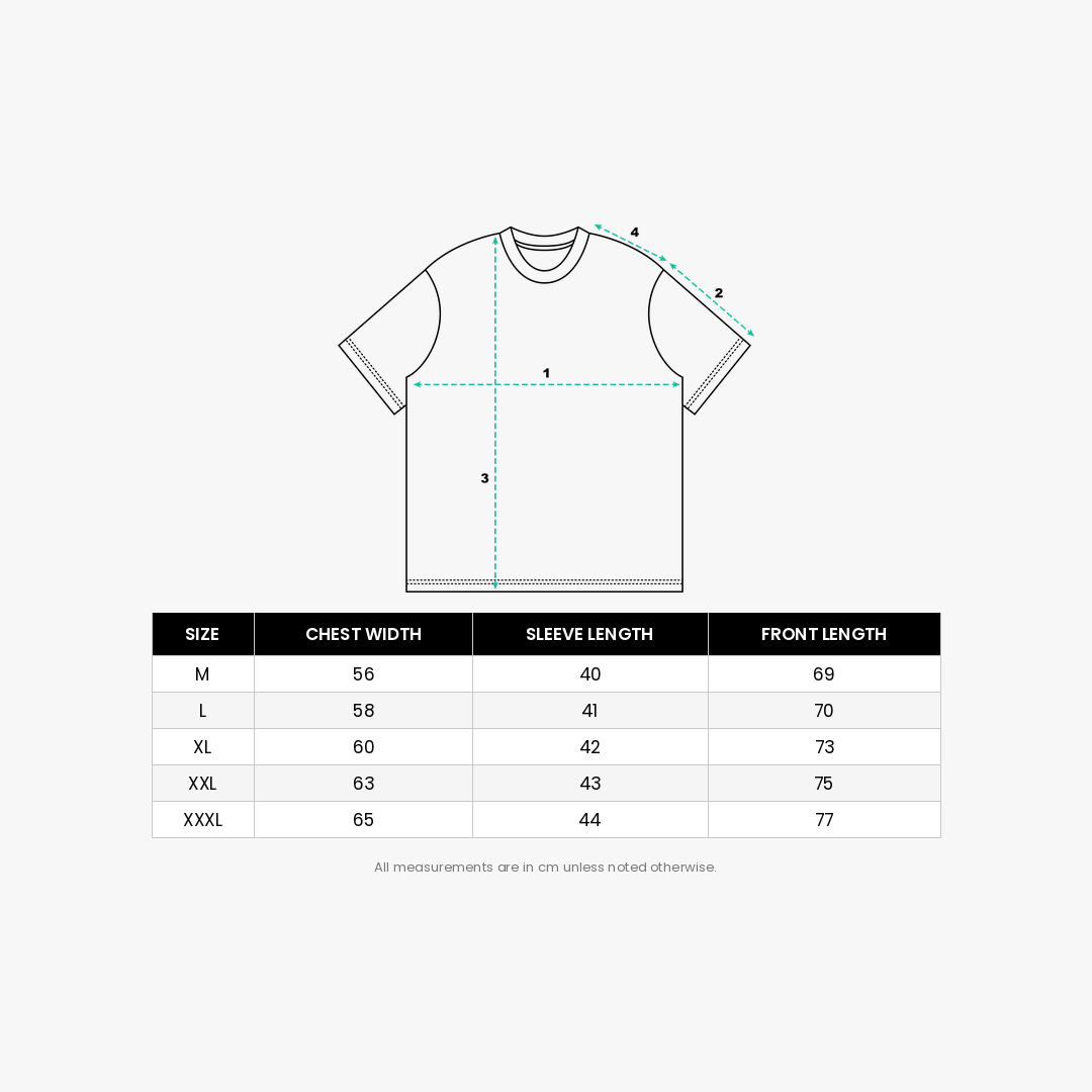 BICOLOR TEE - CREAM