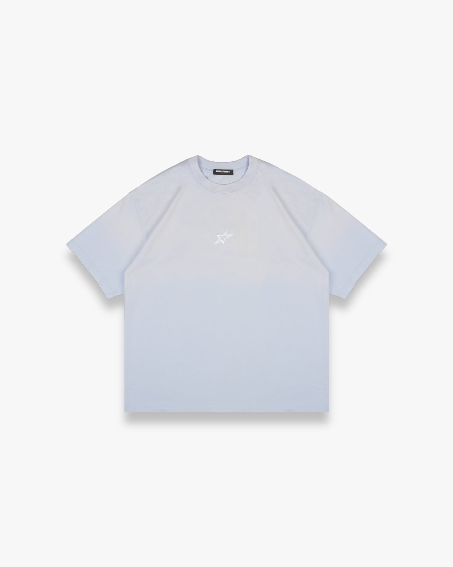 08 LOGO STAR TEE - BABY BLUE