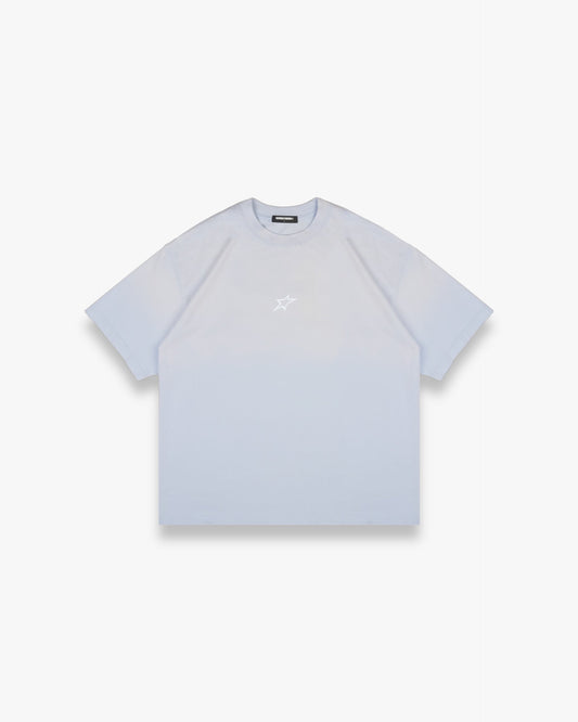 08 LOGO STAR TEE - BABY BLUE