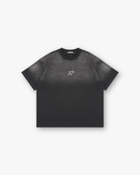 08 LOGO STAR TEE - BLACK