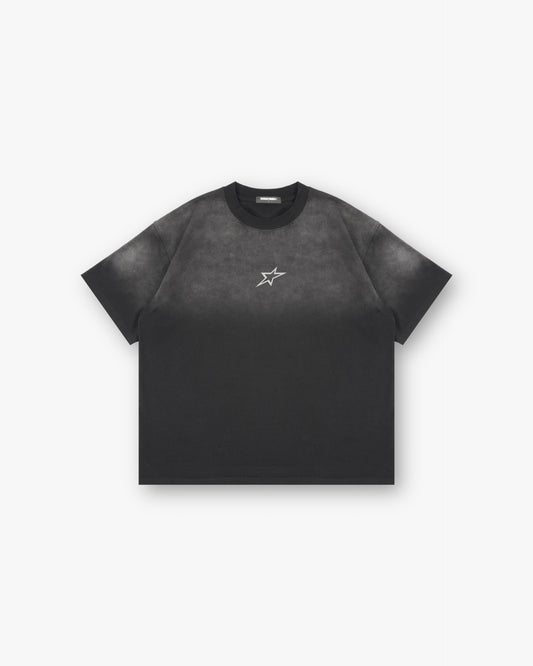 08 LOGO STAR TEE - BLACK