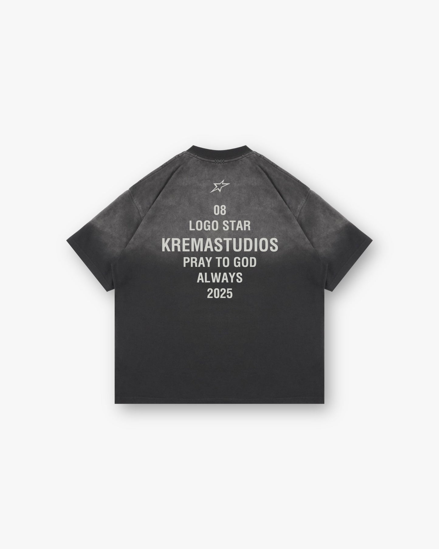 08 LOGO STAR TEE - BLACK