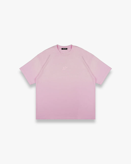 08 LOGO STAR TEE - PINK