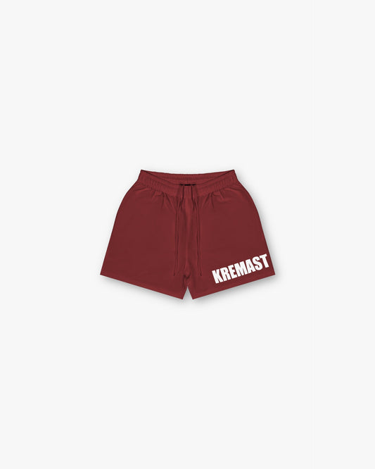 AROUND SHORTS - DARK RED