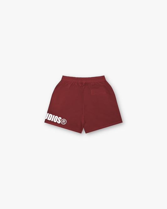AROUND SHORTS - DARK RED