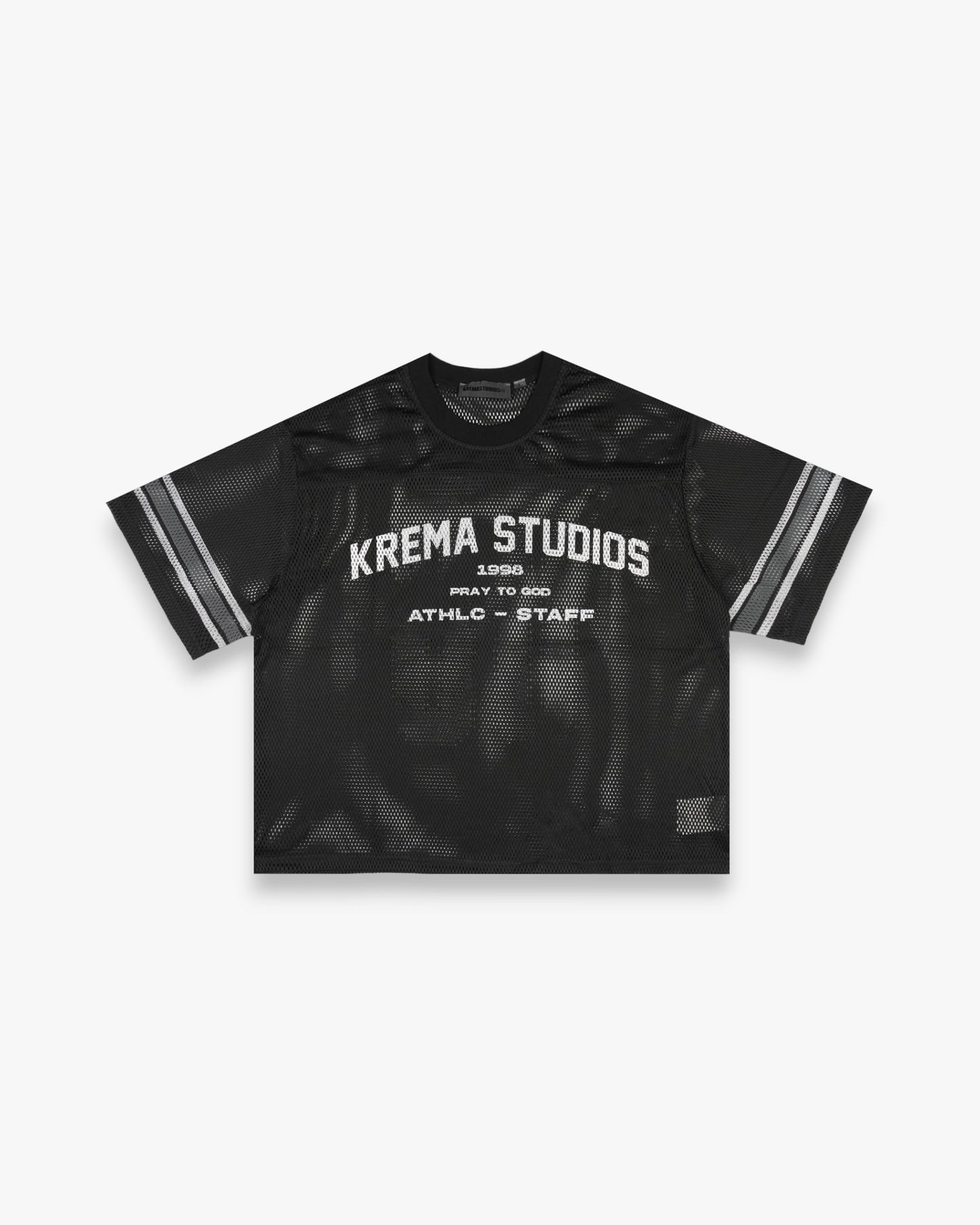 ATHLC STAFF MESH T-SHIRT - BLACK