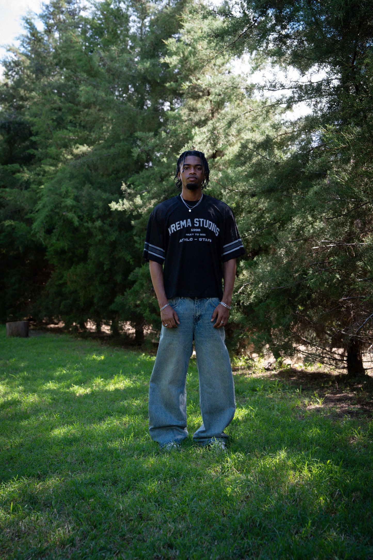 ATHLC STAFF MESH T-SHIRT - BLACK