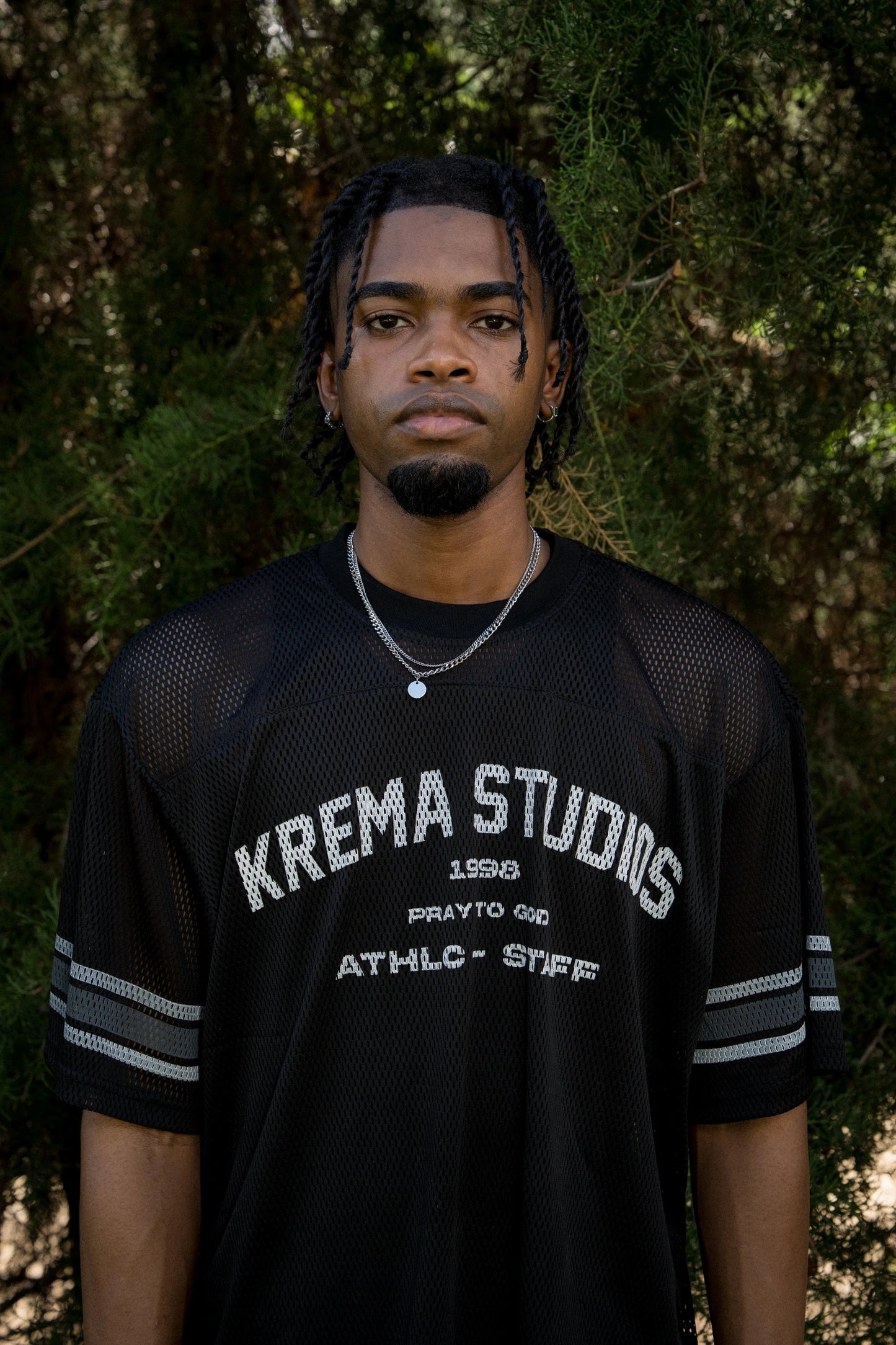 ATHLC STAFF MESH T-SHIRT - BLACK