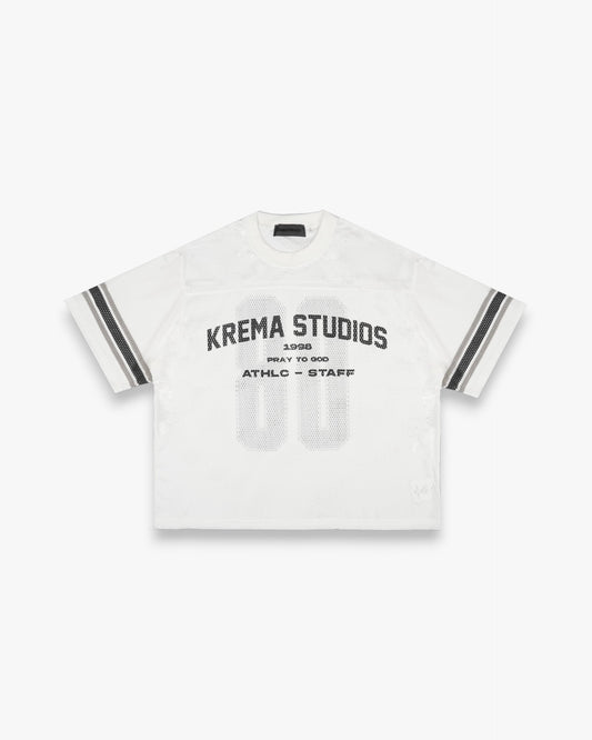 ATHLC STAFF MESH T-SHIRT - WHITE