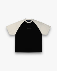 BICOLOR TEE - BLACK
