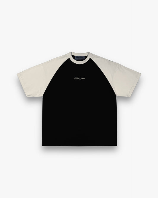 BICOLOR TEE - BLACK