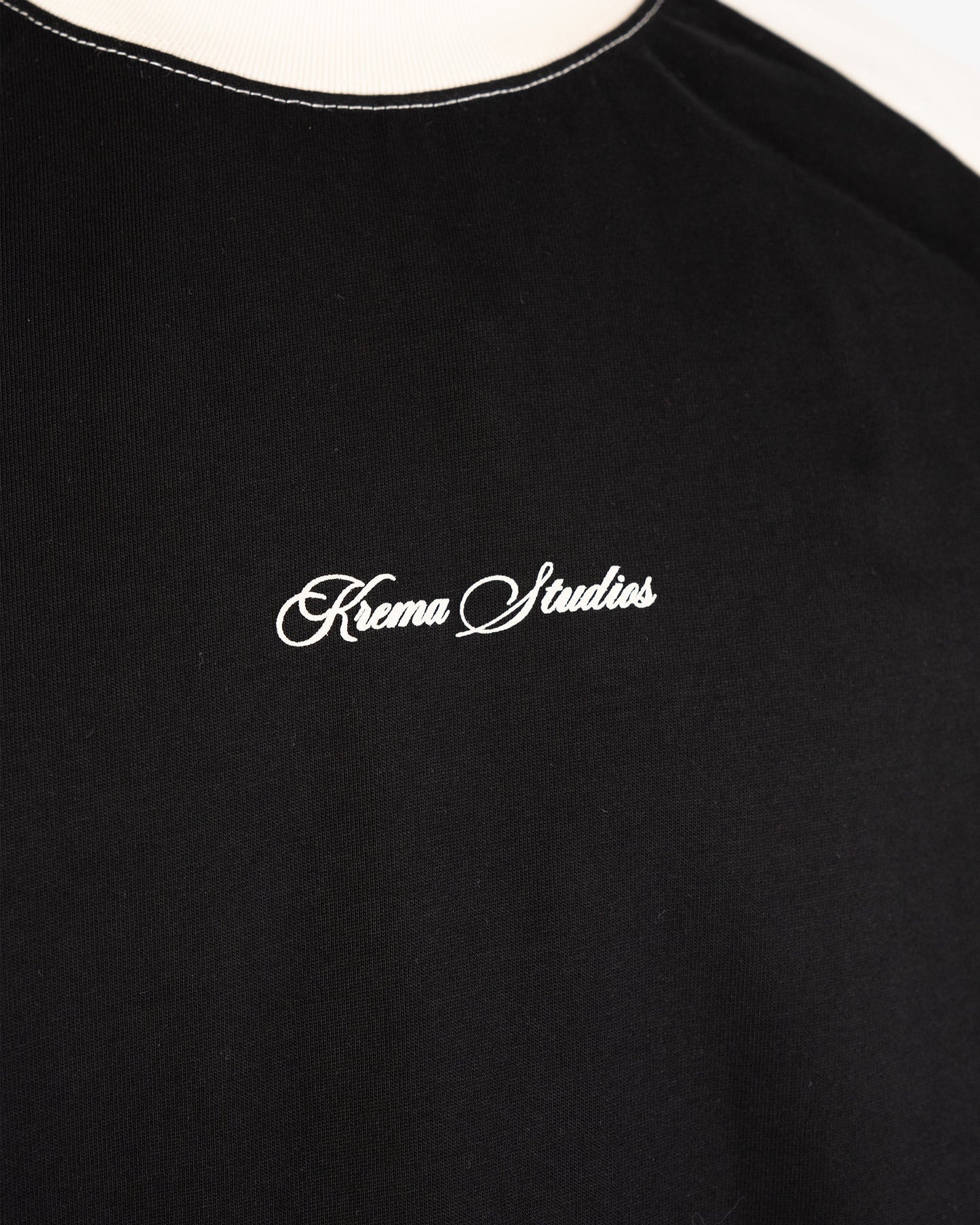 BICOLOR TEE - BLACK