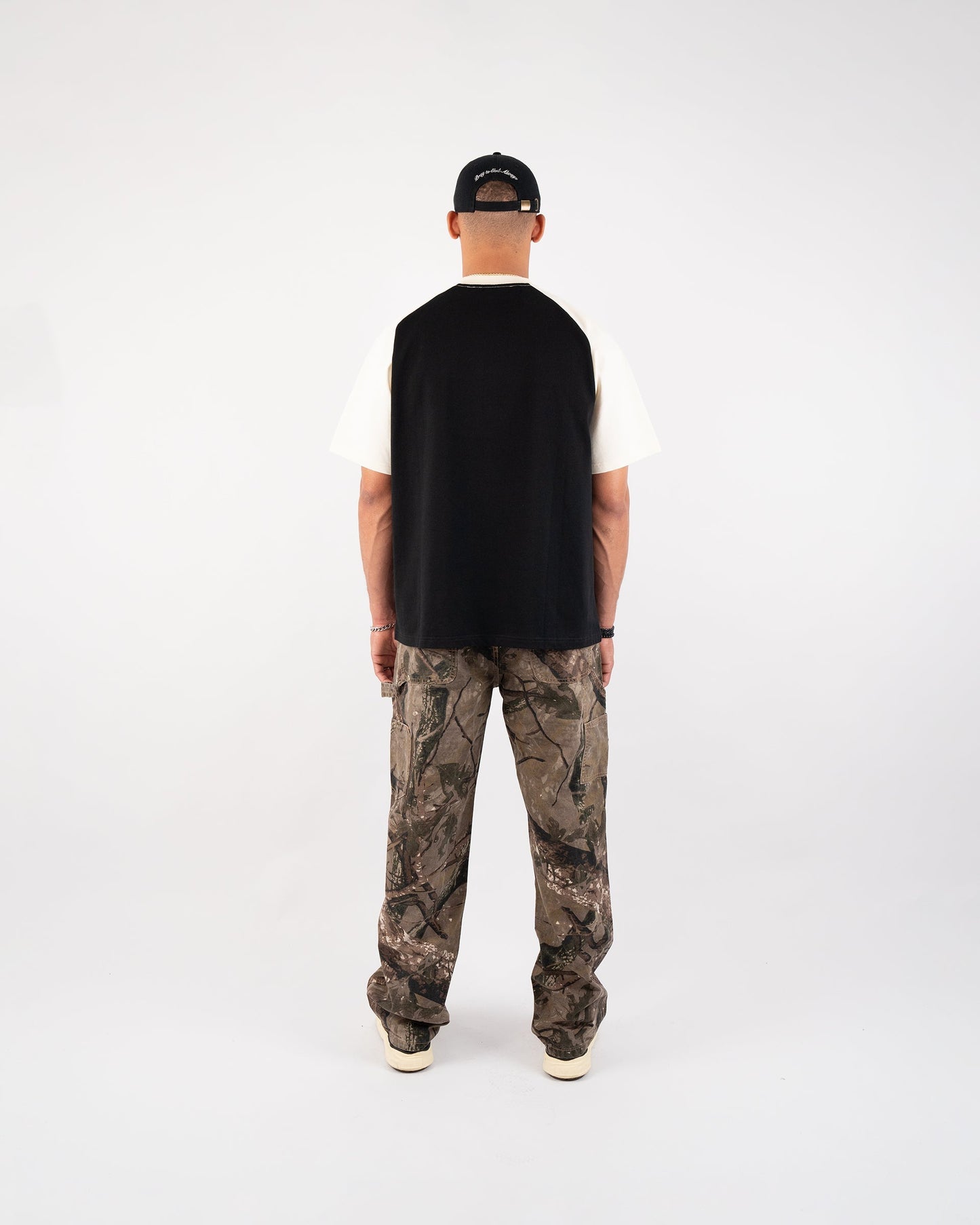 BICOLOR TEE - BLACK