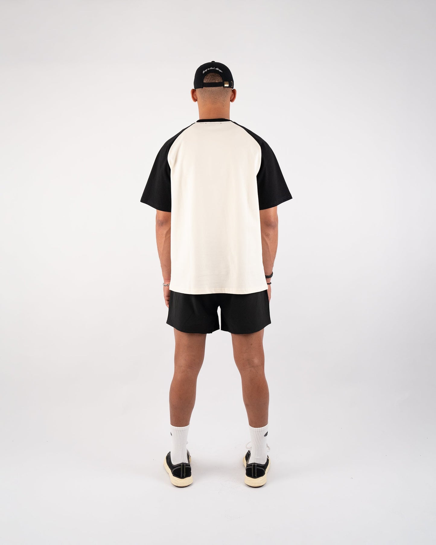 BICOLOR TEE - CREAM