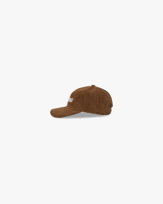 CORDUROY CAP - COFFEE