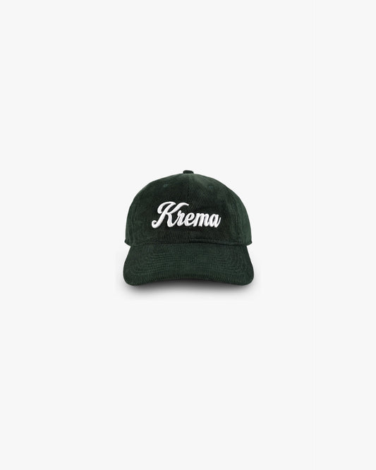 CORDUROY CAP - DARK GREEN