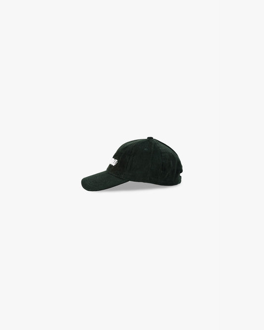 CORDUROY CAP - DARK GREEN