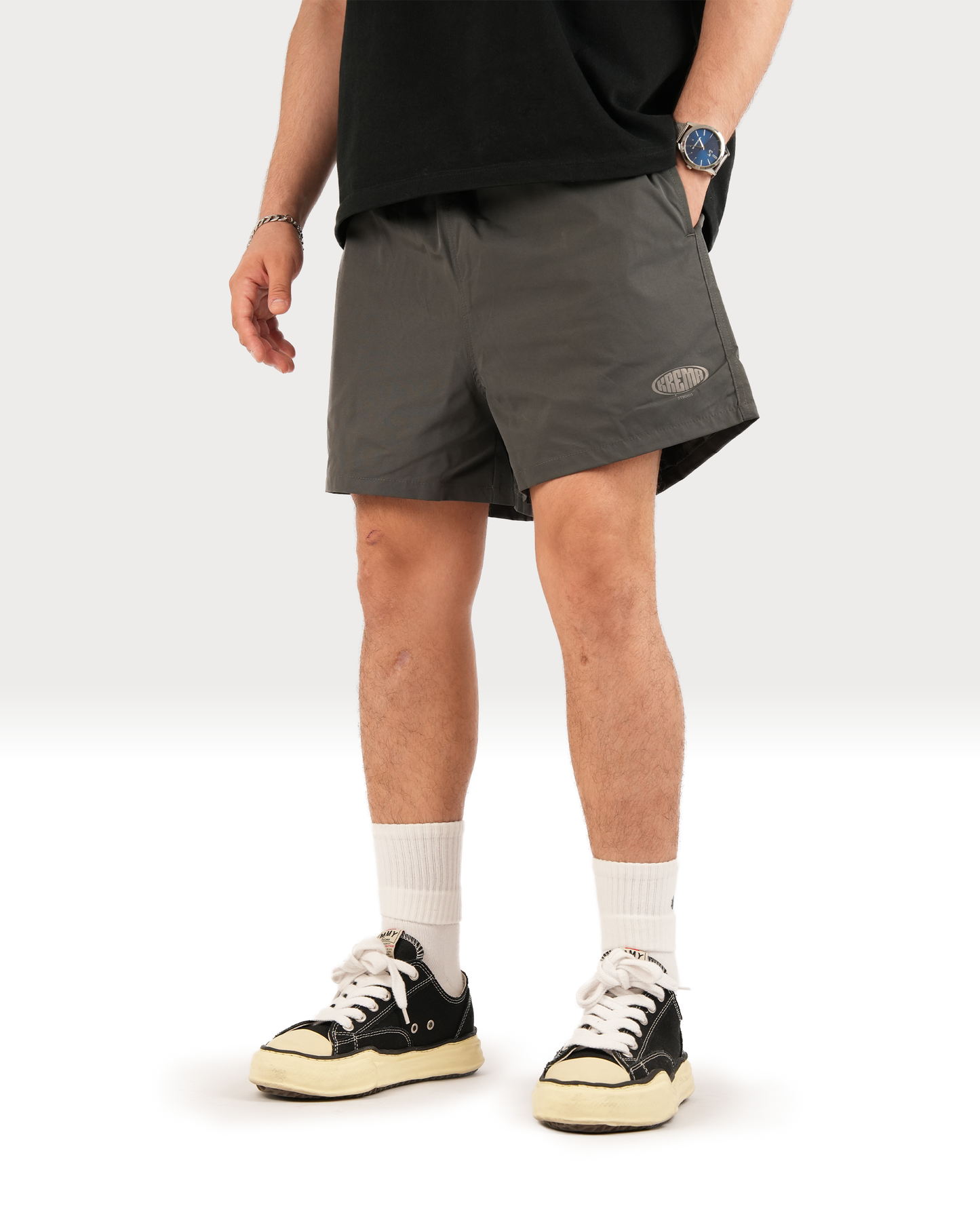 LOGO SHORTS - BLACK