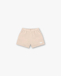 LOGO SHORTS - CREAM
