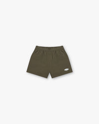 LOGO SHORTS - DARK OLIVE