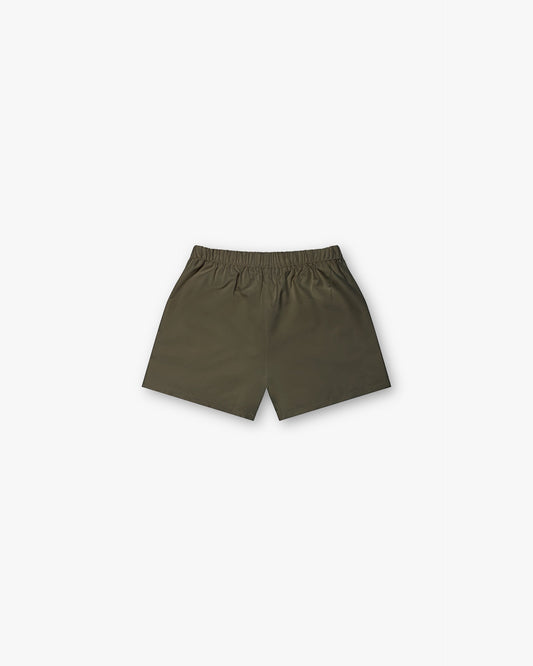 LOGO SHORTS - DARK OLIVE