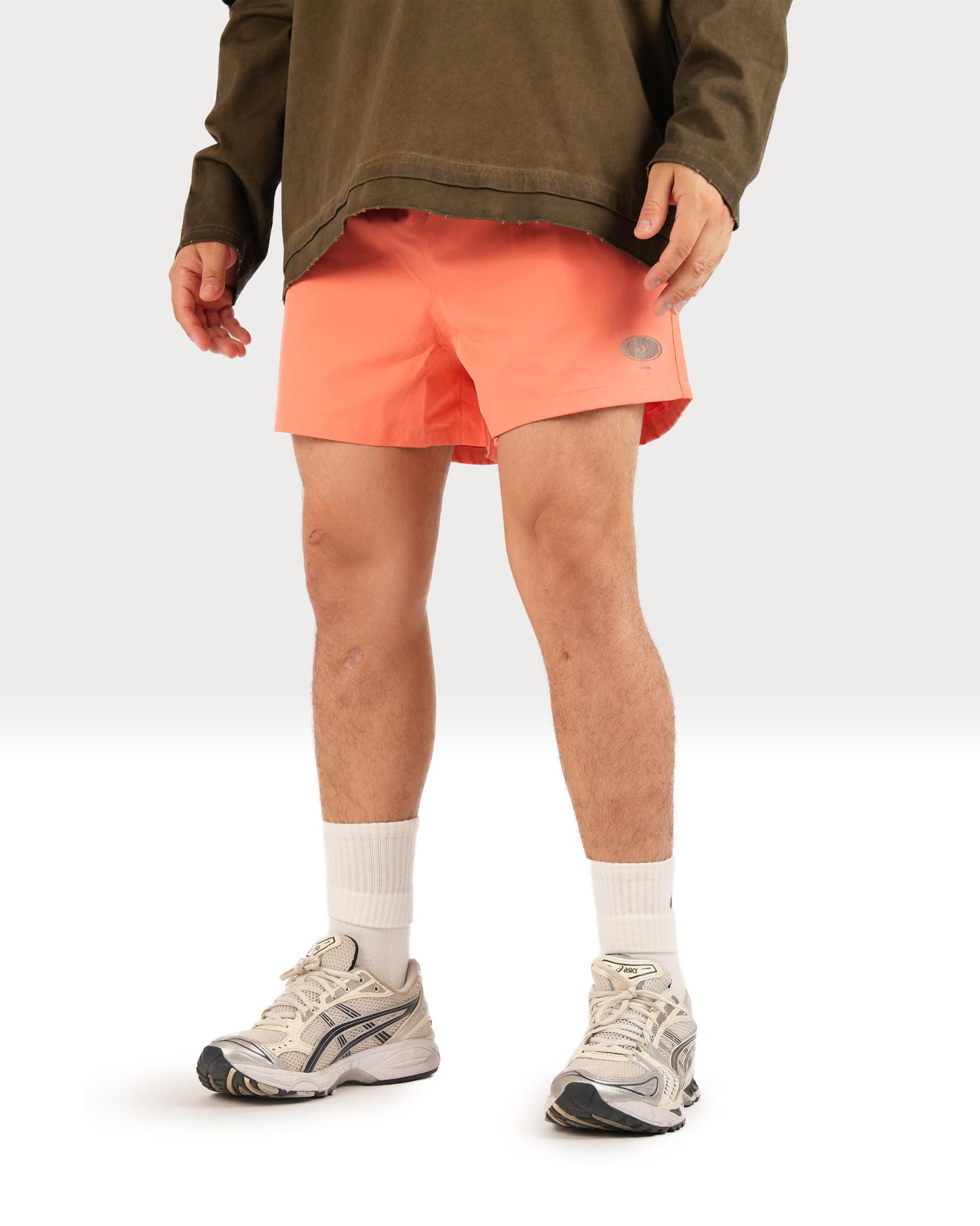 LOGO SHORTS - PEACH