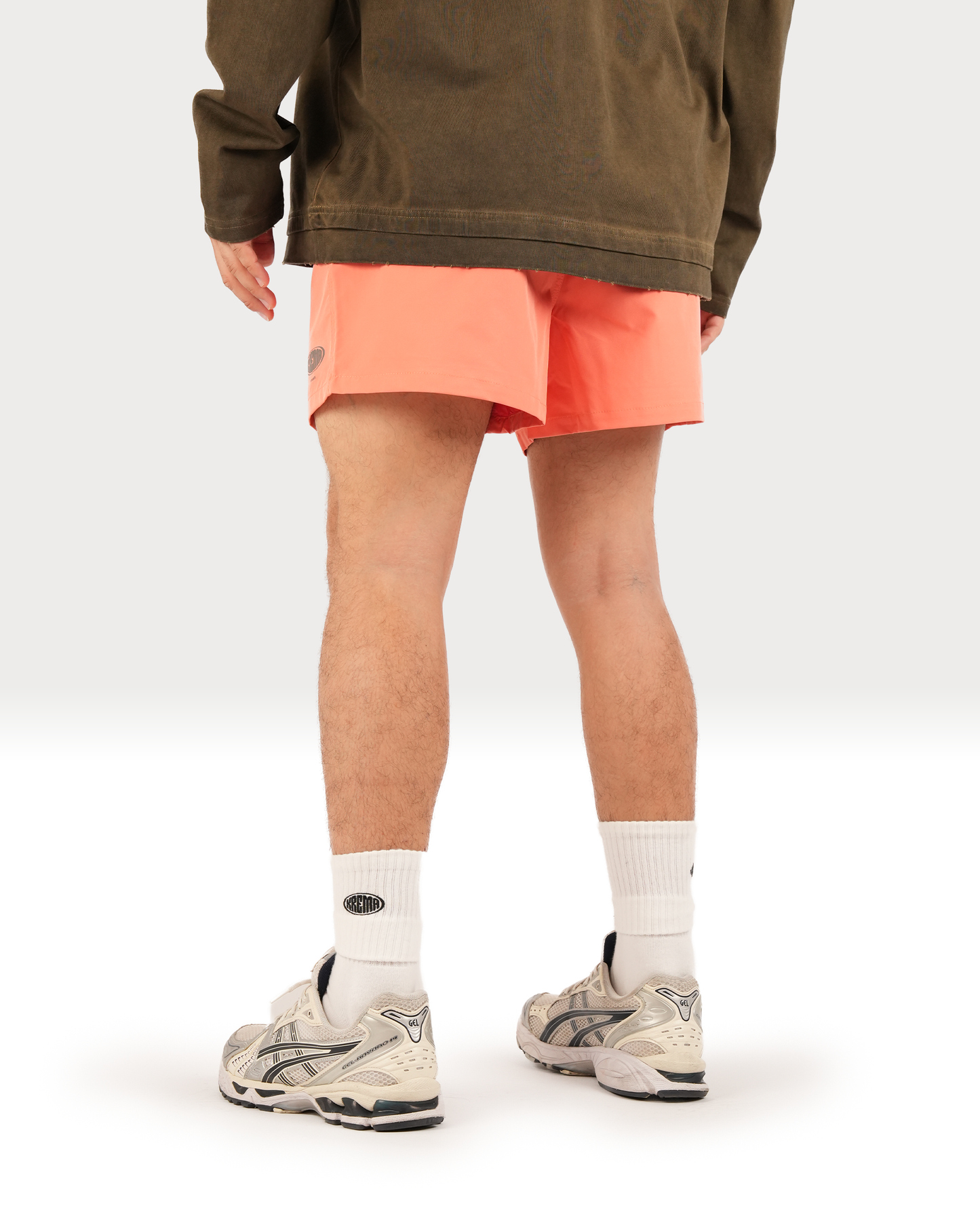 LOGO SHORTS - PEACH