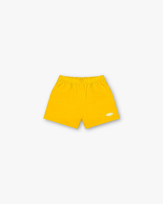 LOGO SHORTS - YELLOW