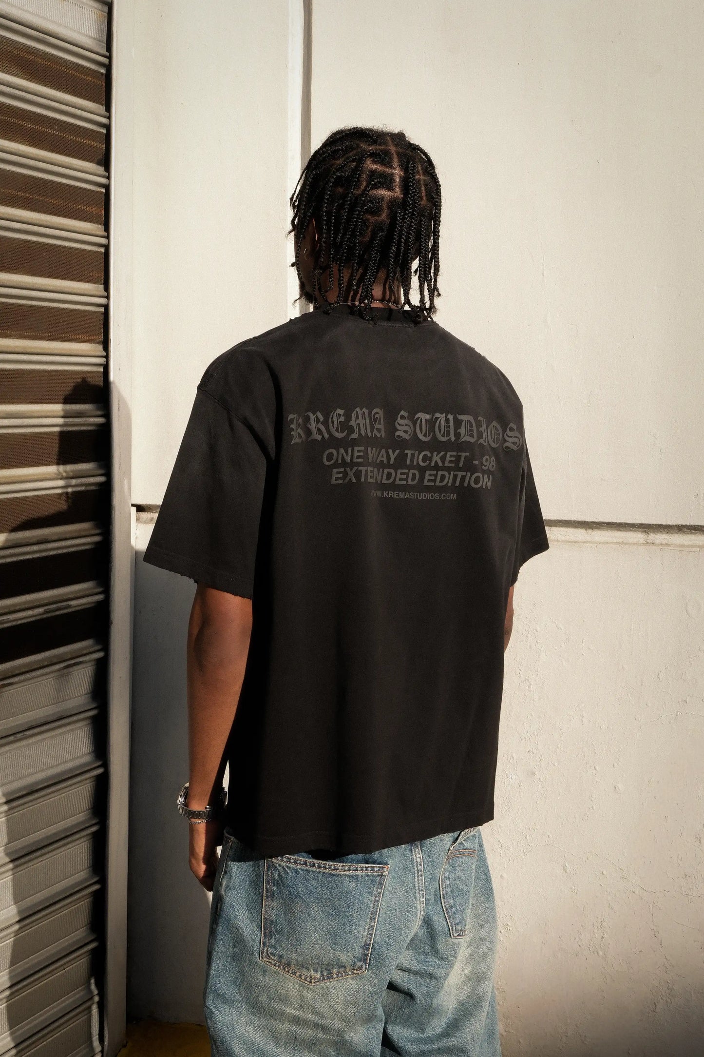 ONE TICKET TEE - BLACK/MATTE BLACK