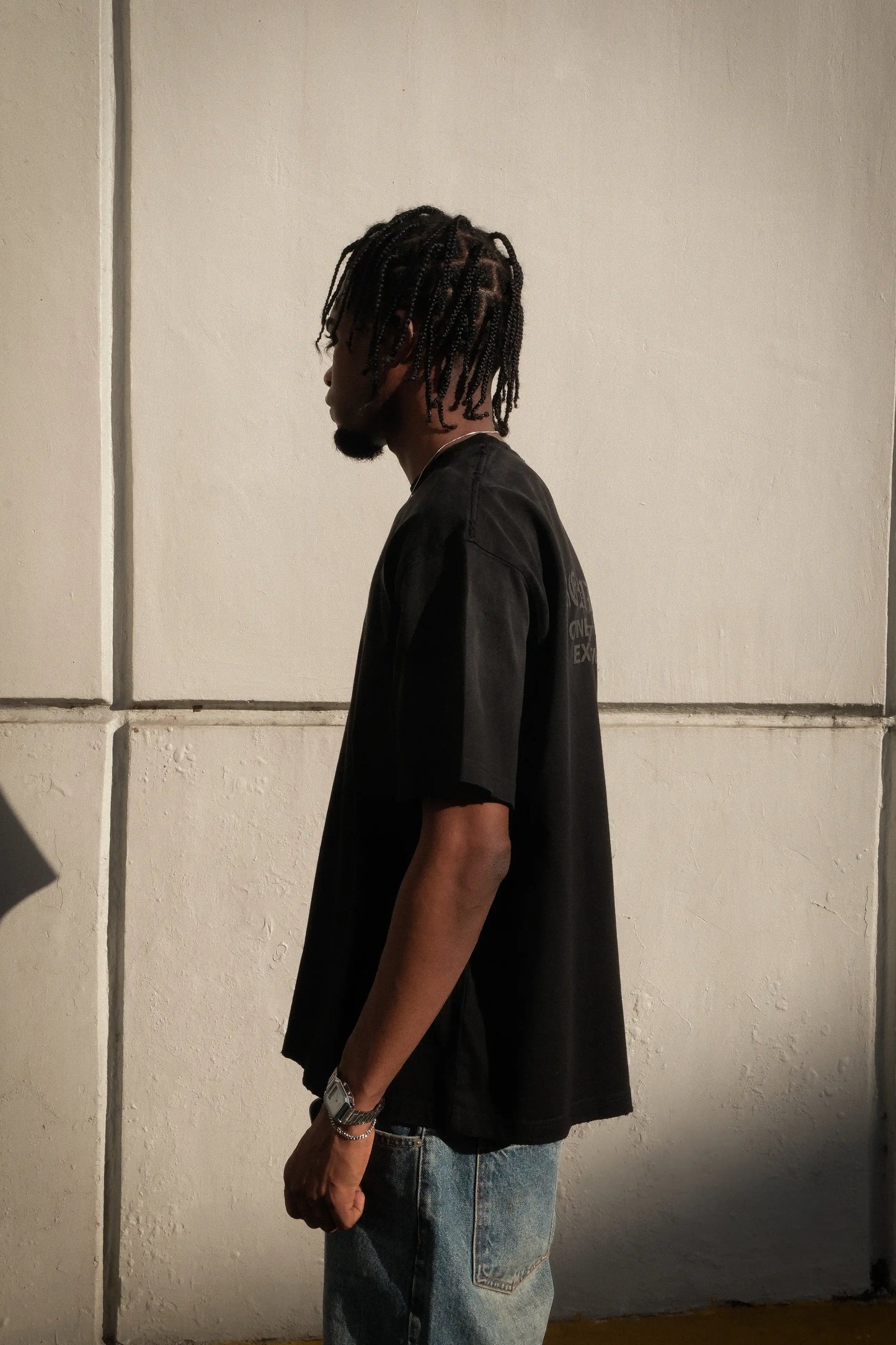 ONE TICKET TEE - BLACK/MATTE BLACK
