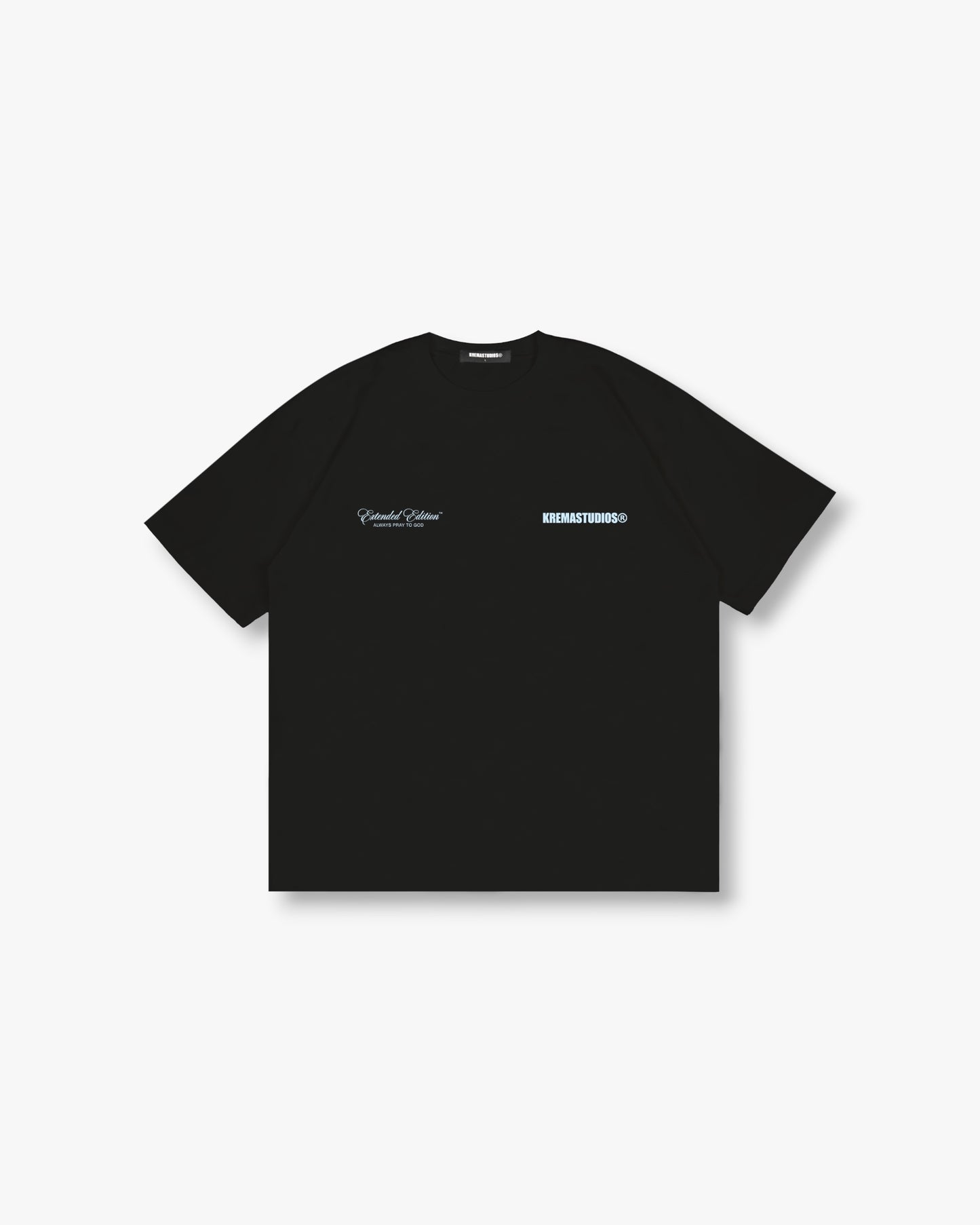 ONE TICKET TEE - BLACK/SKY BLUE