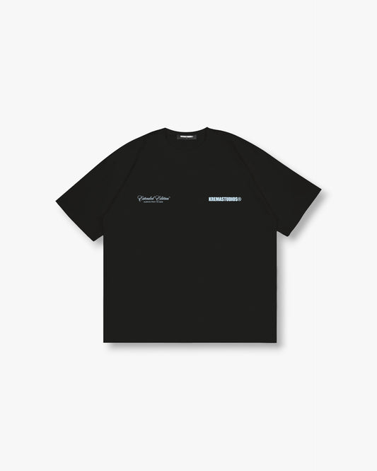 ONE TICKET TEE - BLACK/SKY BLUE