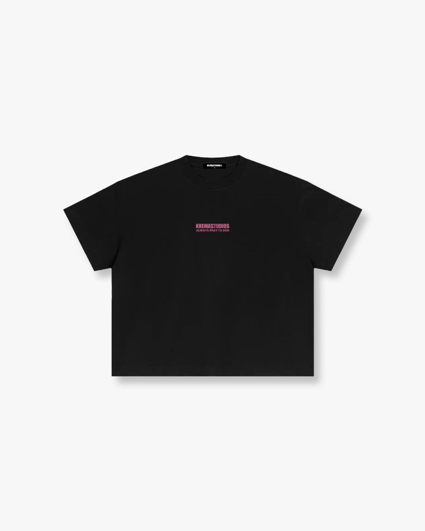 PRAY TEE - BLACK/MAGENTA