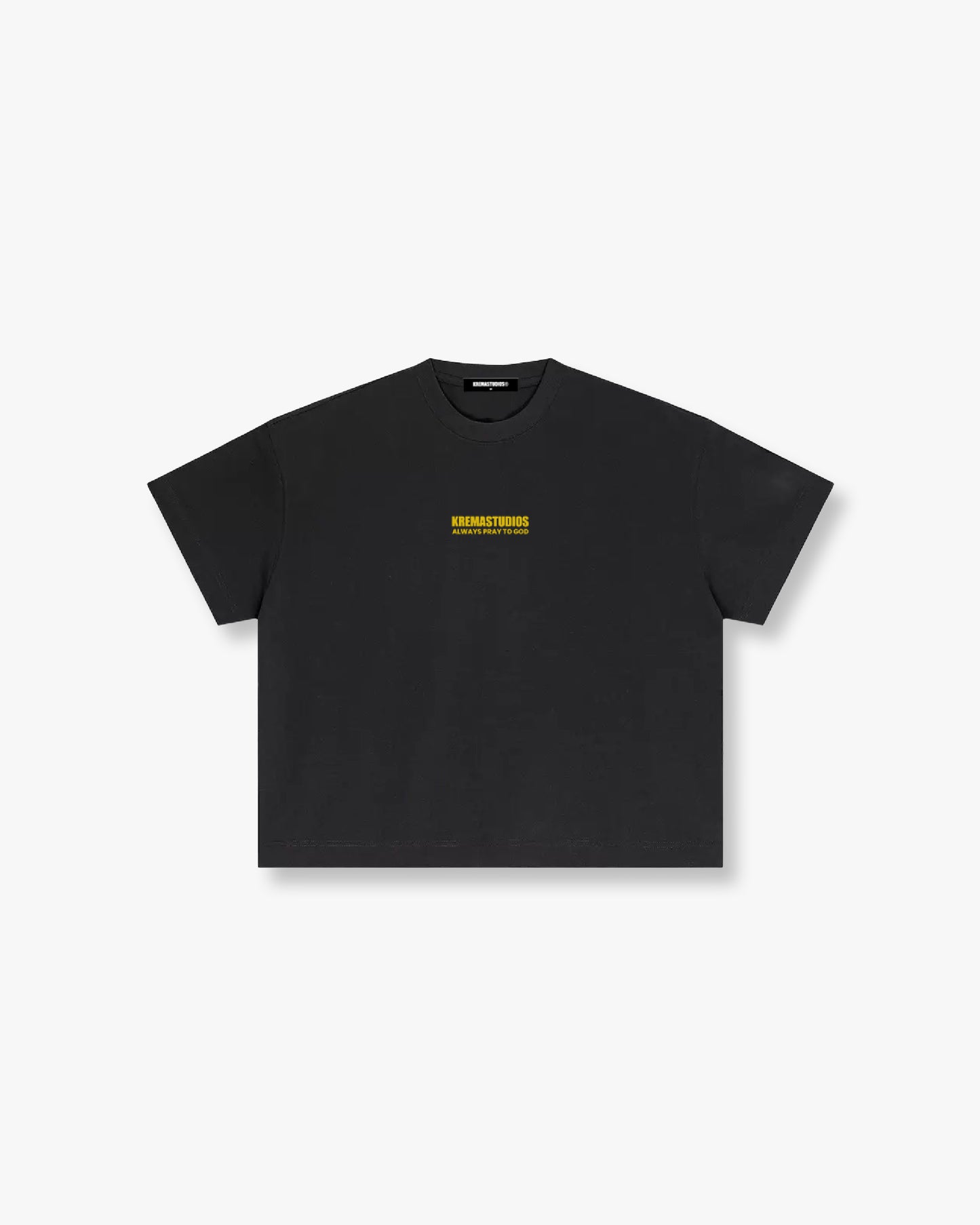 PRAY TEE - BLACK/YELLOW