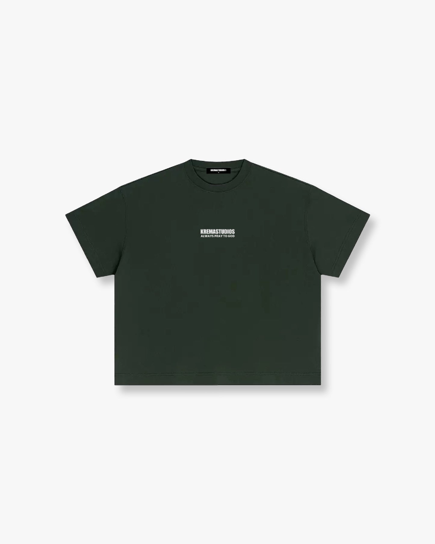 PRAY TEE - GREEN/LIGHT GREY