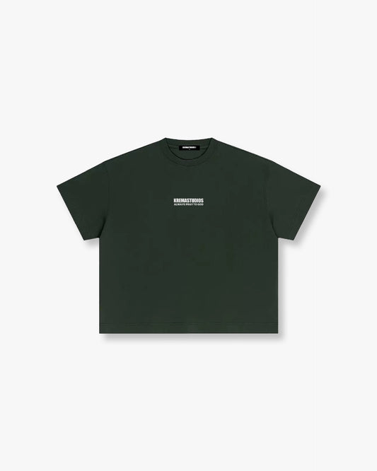 PRAY TEE - GREEN/LIGHT GREY