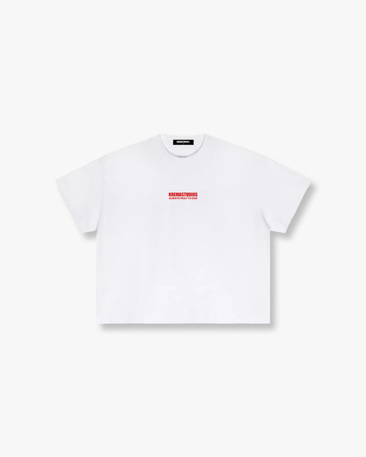 PRAY TEE - WHITE/RED