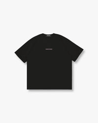 ROUND UP TEE - BLACK/PINK