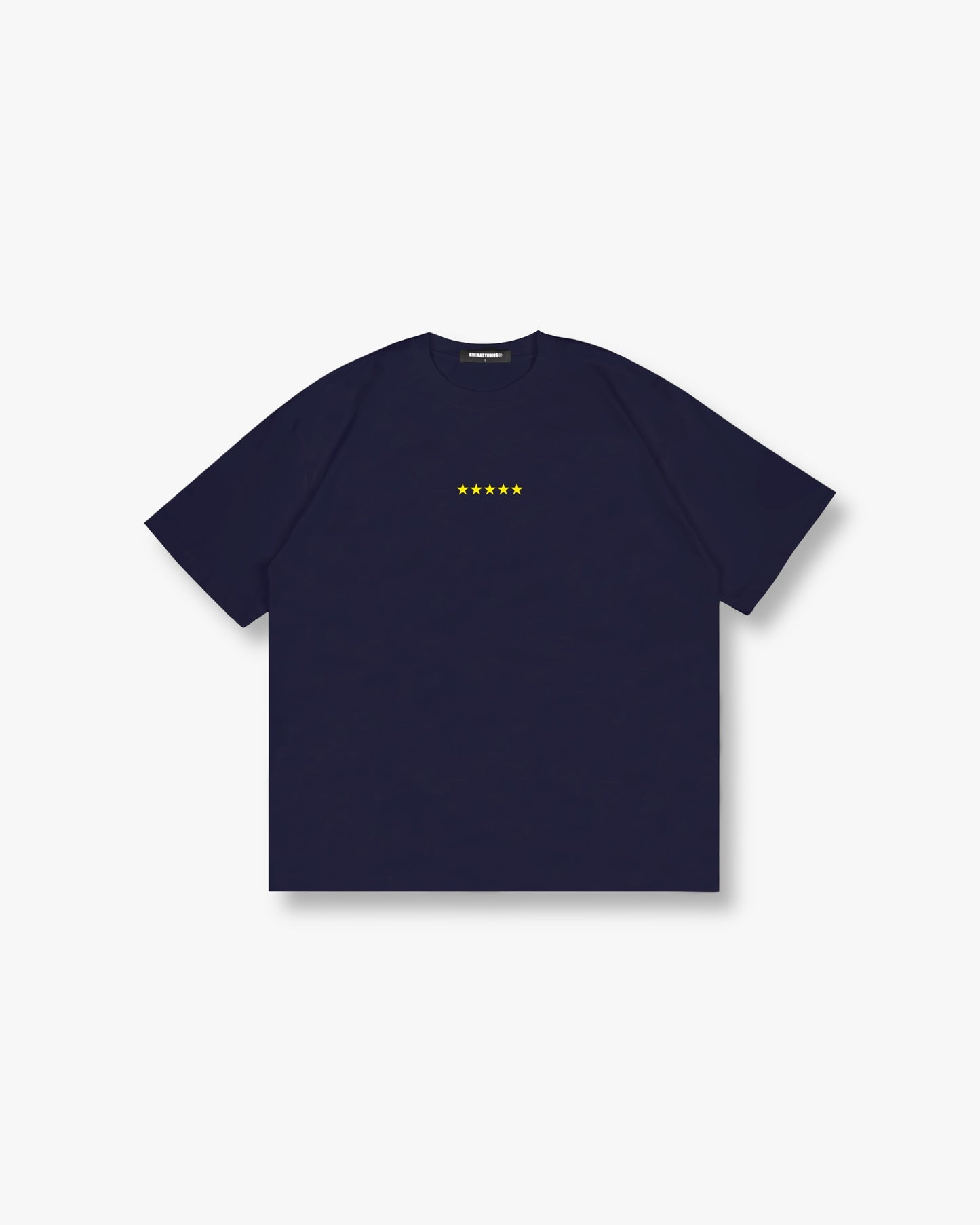 ROUND UP TEE - BLUE/YELLOW